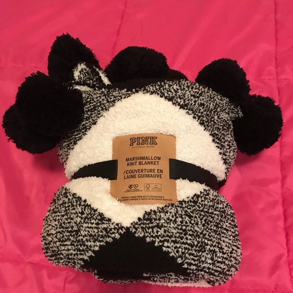 Pink marshmallow blanket